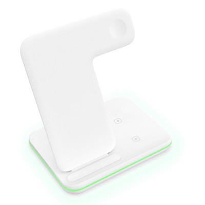 Stație de încărcare fără fir 3 în 1 pentru Apple Watch Airpods Pro 15W Încărcătoare rapide cu inducție pentru iPhone 11 12 13 14 Pro Max iWatch