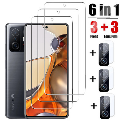 Προστατευτικό σκληρυμένο γυαλί κάμερας 6 ιντσών για Xiaomi 11T Pro 11 lite 5g ne Screen Protector Film σε γυαλί Xiaomi mi 11T Pro