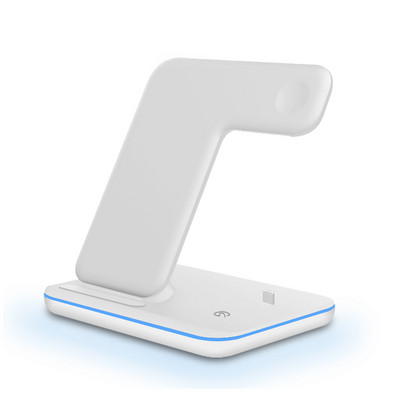 Stalak za bežični punjač za iPhone 13 12 11 XS XR X 8 3 u 1 15W stanica za brzo punjenje Dock za Apple Watch 7 6 SE 5 Airpods Pro