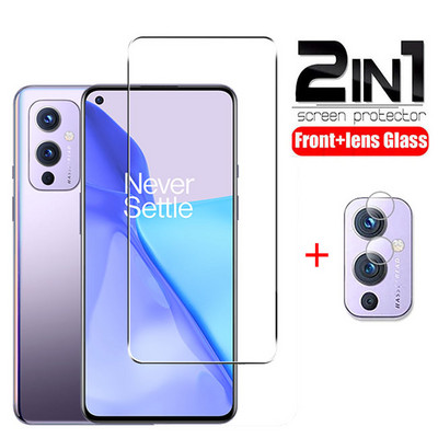 Προστατευτικό οθόνης 2 σε 1 για Oneplus 9 10 Pro 8T 9R 9RT φιλμ φακού κάμερας από σκληρυμένο γυαλί Nord 2 σε γυαλί Oneplus 9R 9RT nord 2 8T