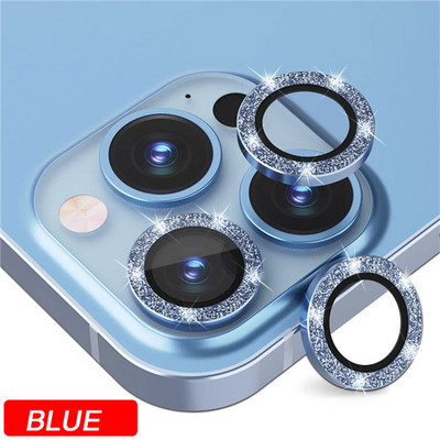 Metal Ring Tempered Glass για iPhone 14 13 11 12 Mini Camera Lens Screen Protection for iPhone 12 13 14 Pro Max Protective Cover