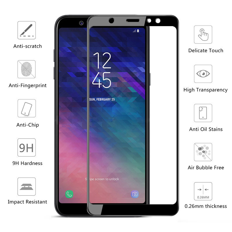 9H Full Cover Tempered Glass For Samsung Galaxy J4 2018 J4 Plus J4 Core J4+ SM-J400F/DS SM-J415F SM-J410F Screen Protector