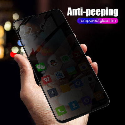 Anti Spy Tempered Glass Samsung Galaxy S10e Privacy képernyővédő fólia Samsung S 10e telefonhoz Full Cover Protective Glass 5,8"