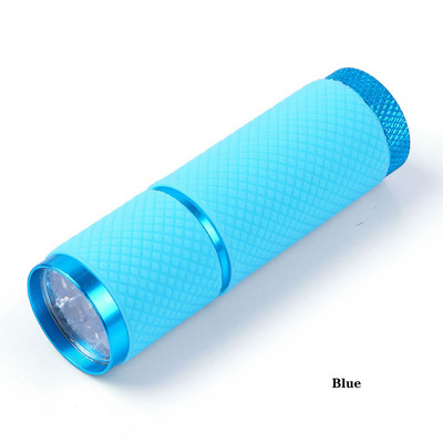 Мини UV LED светлина UV LED лампа Сушилня за нокти за гел нокти 9 LED фенерче Преносима машина за сушене на нокти Инструменти за ноктопластика UV светлина