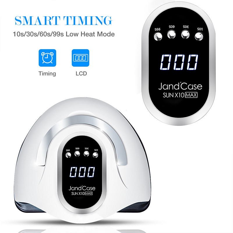 SUN X10 Max Lampara UV LED nagų lempa, skirta džiovinti nagų gelinio lako džiovintuvą su judesio jutikliu profesionali lempa manikiūro salonui