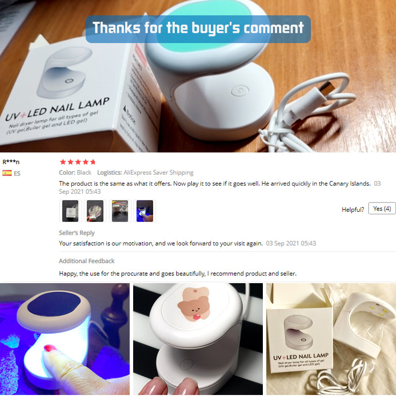 Mini sušilica za nokte UV lampa Stroj za manikuru Alat za manikuru za nokte s jednim prstom Gel lak 6 W sušilica za nokte LED lampa za nokte Alati za manikuru