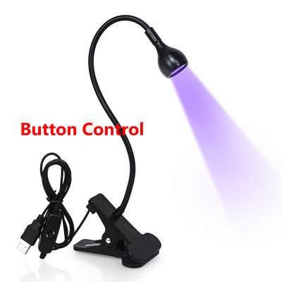 Led svjetiljke za sušenje noktiju UV lampa Ultraljubičasta Fleksibilna stolna kopča Mini USB gel za stvrdnjavanje Alati za manikuru Pedikura