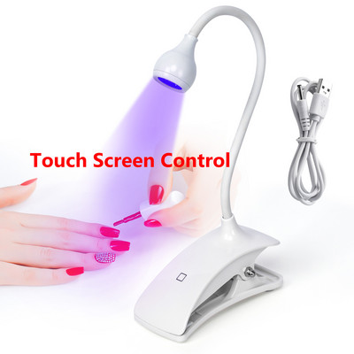 Led svjetiljke za sušenje noktiju UV lampa Ultraljubičasta Fleksibilna stolna kopča Mini USB gel za stvrdnjavanje Alati za manikuru Pedikura