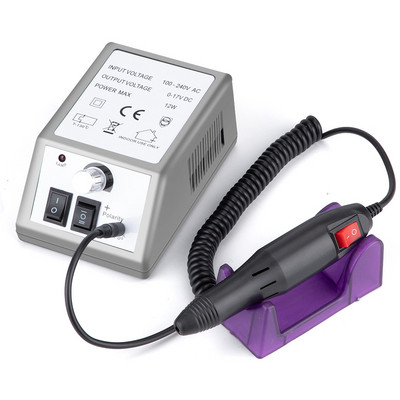Professzionális 35000 RPM elektromos körömfúró gép manikűr pedikűr készlet elektromos körömreszelő csiszolószalaggal