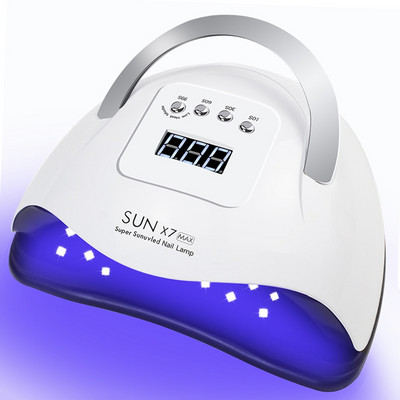 UV LED svjetiljka za nokte Gel svjetlo za nokte za UV gel lak za nokte 57LED UV sušilica s 4 tajmera Profesionalna za Nail Art kućni salon