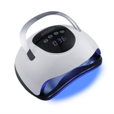 Nagy teljesítményű SUN X12 MAX 66 db Körömlámpa UV Led Minden köröm géllakk szárításához nagy LCD érintőképernyővel Smart Sensor manikűr szalon