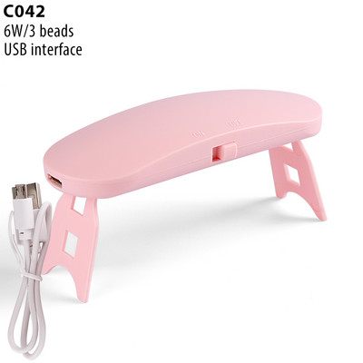 6W Mala svjetiljka za sušenje noktiju Jajesta UV LED lampa za jedan prst Kabina za sušenje gela za manikuru Oprema za uređenje noktiju GLC043