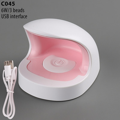 6W Mala svjetiljka za sušenje noktiju Jajesta UV LED lampa za jedan prst Kabina za sušenje gela za manikuru Oprema za uređenje noktiju GLC043