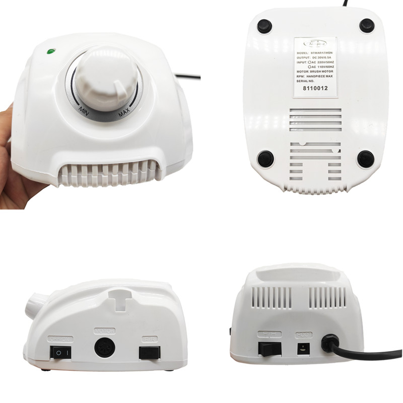 65 W BT Marathon 3 manikiūro mašina 35000 RPM H37L1 elektrinis nagų gręžtuvas, rankena manikiūro pjaustytuvai, rinkinys nagų reikmenų profesionalams