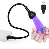 UV lámpa Körömlámpák Szárító Led Ultraibolya USB Flexibilis Mini Gél Kikeményítő Lámpa Manikűr Pedikűr eszközök