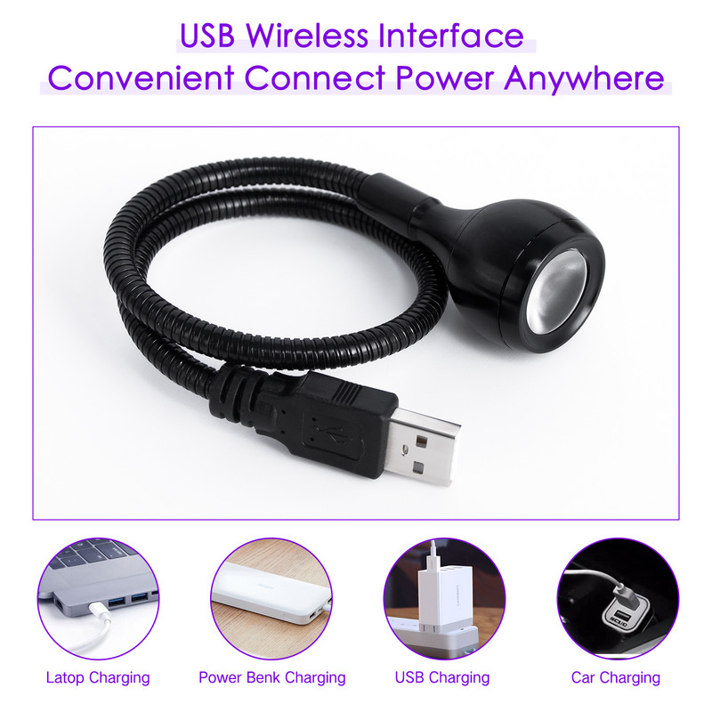 UV lámpa Körömlámpák Szárító Led Ultraibolya USB Flexibilis Mini Gél Kikeményítő Lámpa Manikűr Pedikűr eszközök