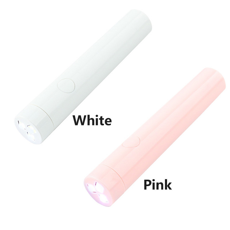 Hordozható szalon Quick Dry USB gép Otthoni fényterápiás eszközök Professzionális UV LED körömlámpa Mini zseblámpa toll típus