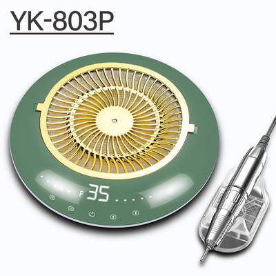 2 az 1-ben körömporgyűjtő körömfúró géppel 35000 RPM manikűr gépi körömporszívó körömlehúzó ventilátor szalon eszközhöz