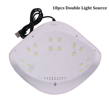 Στεγνωτήρας νυχιών 36W Λάμπα UV LED 18 τμχ LEDs Λάμπα MINI USB Μηχάνημα στεγνωτηρίου με βερνίκι νυχιών UV Gel Φορητό εργαλείο οικιακής λάμπας νυχιών