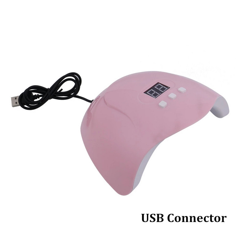 Körömszárító 36W UV LED lámpa 18db LED MINI USB lámpa Köröm UV Gél lakkszárító gép Hordozható Háztartási körömlámpa eszköz