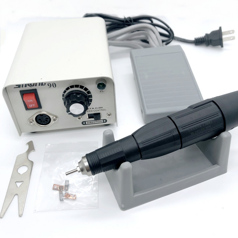STRONG 90 Control Box 65w 35000rpm 102 102L fogantyú elektromos körömfúró lakk gép manikűr körömfúró készlet