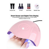 36W UV LED svjetiljka Stroj za sušenje noktiju Prijenosni USB kabel Svjetlo za kućnu upotrebu UV Učvršćivač gel laka 12 LED lampa Alat za manikuru Nail Art