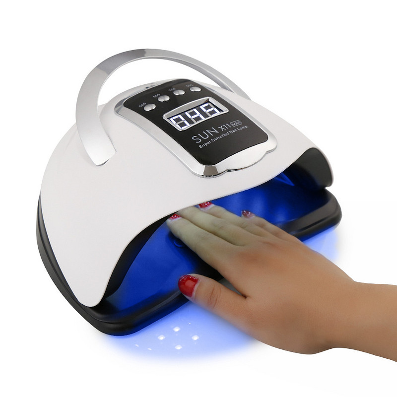 SUN X11 Max Professzionális UV szárító lámpa Körömlámpa Köröm Gél Lakk szárításához Motion Sensing UV lámpával manikűr szalonba