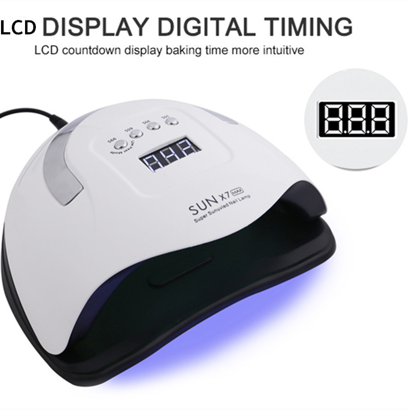 SUN X11 Max Professzionális UV szárító lámpa Körömlámpa Köröm Gél Lakk szárításához Motion Sensing UV lámpával manikűr szalonba