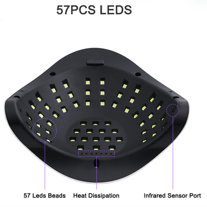 SUN X11 Max Professzionális UV szárító lámpa Körömlámpa Köröm Gél Lakk szárításához Motion Sensing UV lámpával manikűr szalonba