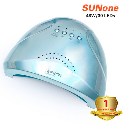 SUNone 48W UV lámpa körömszárítóhoz 30 DB LED lámpa manikűr kötő poli géles körömlakk szárításhoz mozgásérzékelős körömeszközökkel