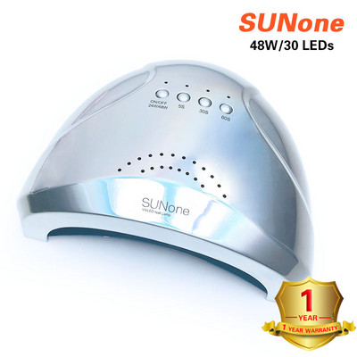 SUNone 48W UV lámpa körömszárítóhoz 30 DB LED lámpa manikűr kötő poli géles körömlakk szárításhoz mozgásérzékelős körömeszközökkel