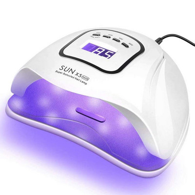 UV LED lámpás körömlámpás körömszárító minden géllakkhoz, gyorsan kötődő 4 időzítővel, nagy helyű, professzionális Gellak manikűrfény