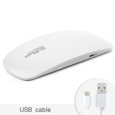 SUN Mini 6W körömszárító gép hordozható 6 LED UV manikűr lámpa otthoni használatra köröm lámpa körömlakk lakk szárításához USB kábellel