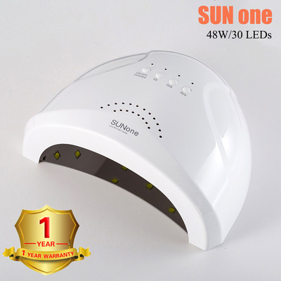 48 W-os lámpa manikűrhöz SUN LED körömlámpa 30 DB LED-es UV lámpa minden zseléhez, alsó 30-as/60-as/99-es Nail Art Machine gél lámpa