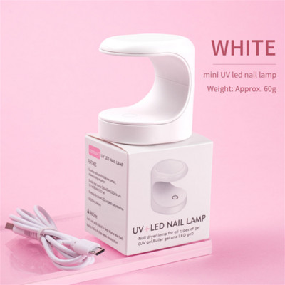 Mini körömszárító UV lámpás manikűr gép LED lámpás manikűr eszközök egyujjas Nails Art UV gél lakk körömszárító USB köröm lámpa