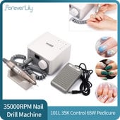 Erős 101L 35K Control 65W körömfúró gép 35000RPM elektromos manikűrfúró készlet manikűr készülékekhez körömpedikűr eszközökhöz