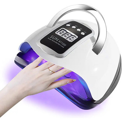 280W 66LEDS UV LED Dryer Nail For Drying Gel Polish Portable Design Lamp with Motion Sensing Nail Art Manicure