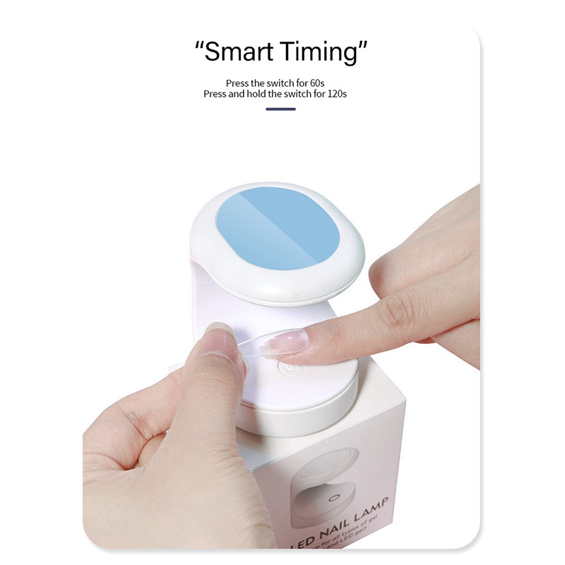 16 W körömszárító lámpa UV LED lámpa Köröm Mini hordozható körömszárító USB kábellel Gél körömlakk szárító Ajándék Otthoni Utazás