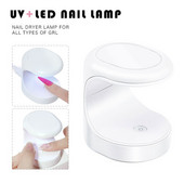 16 W körömszárító lámpa UV LED lámpa Köröm Mini hordozható körömszárító USB kábellel Gél körömlakk szárító Ajándék Otthoni Utazás
