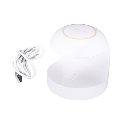 16 W körömszárító lámpa UV LED lámpa Köröm Mini hordozható körömszárító USB kábellel Gél körömlakk szárító Ajándék Otthoni Utazás