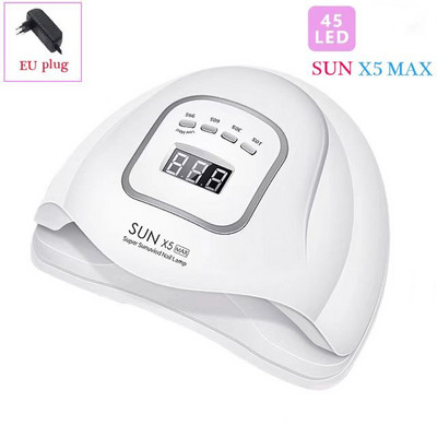 Körömszárító LED körömlámpa UV lámpa az összes gél körömlakk kikeményítéséhez Motion Sensing manikűr pedikűr szalon eszközzel