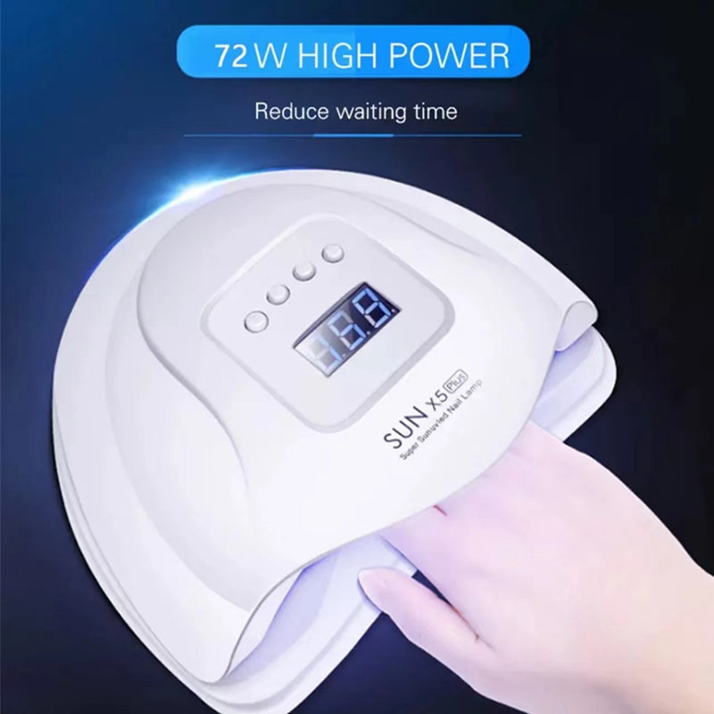Körömszárító LED körömlámpa UV lámpa az összes gél körömlakk kikeményítéséhez Motion Sensing manikűr pedikűr szalon eszközzel
