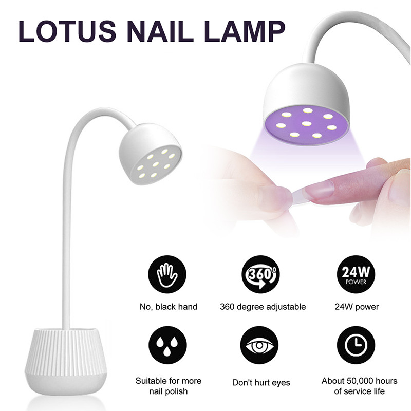 Hot Sale Net Red Mini Lotus lampa za nokte Brzo sušeći gel lak za nokte Sušilo UV lampa za gel nokte Profesionalni alat za manikuru salona za nokte