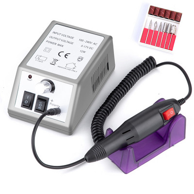 Elektromos körömfúró gép Elektromos manikűrgép fúrók Kiegészítő pedikűrkészlet 35000/20000 RPM körömfúró körömszerszámok