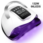Új SUN X11 MAX LED körömlámpa minden köröm géllakk szárításához nagy LCD érintőképernyővel Smart Sensor Körömszárító Manikűr Sharon eszközök