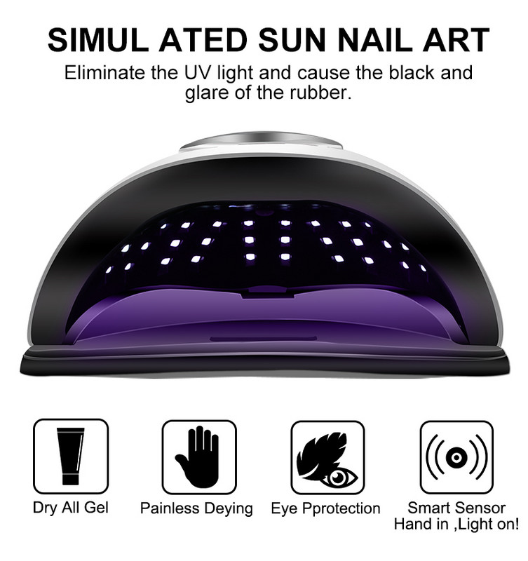 Új SUN X11 MAX LED körömlámpa minden köröm géllakk szárításához nagy LCD érintőképernyővel Smart Sensor Körömszárító Manikűr Sharon eszközök