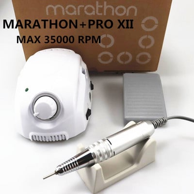 új MARATHON-Champion 3 PRO XII fogantyús 35K/40K elektromos körömfúró STRONG 210 mikromotoros csiszológép körömdíszítő szerszámokhoz