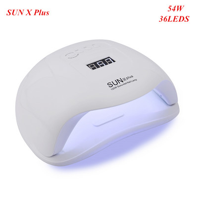 80 W SUN X5 Max LED UV lámpa Körömszárító géllakk kötőlámpa automatikus érzékelővel LCD kijelzővel 45LED lámpa női körömszárítóhoz