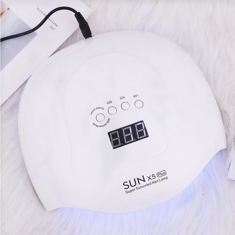 80 W SUN X5 Max LED UV lámpa Körömszárító géllakk kötőlámpa automatikus érzékelővel LCD kijelzővel 45LED lámpa női körömszárítóhoz