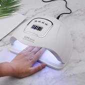 SUN X5 Max UV LED lámpás körömszárító automata szenzoros LCD kijelzővel 45LED Nails UV lámpa manikűr zselé műkörmökhöz